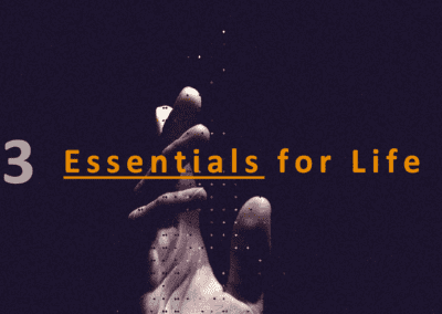 3 Essentials for Living