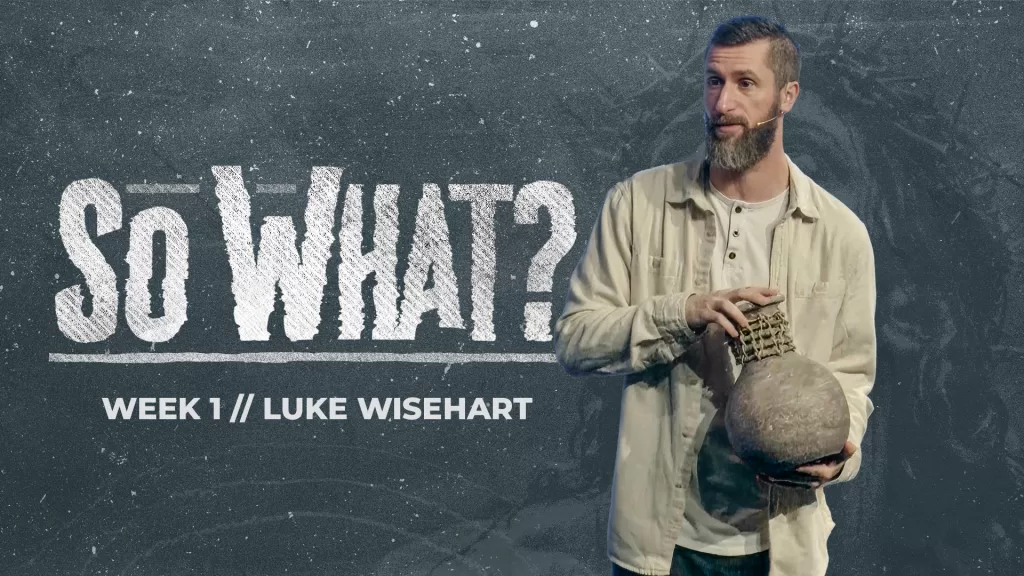 So What? | Week 1 | Tiffin